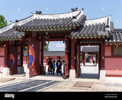 Hwaseong Haenggung Palace In Fortress Hwaseong Suwon Province