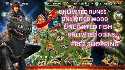 Dragons Rise Of Berk Mod Apk Unlimited Runes Free Packs Free