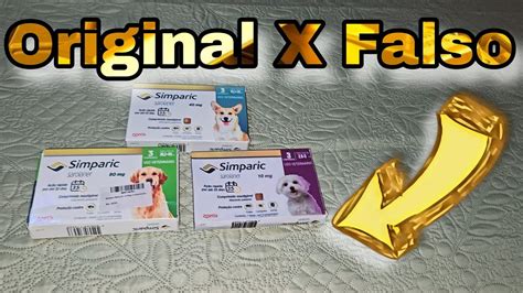 Simparic Original E Falso - Como é o Simparic ORIGINAL e o Simparic FALSO - YouTube