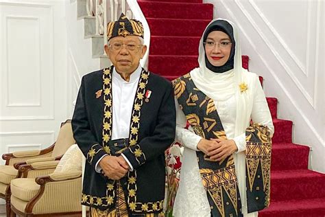 Wapres Ma Ruf Amin Pakai Baju Adat Banten Di Upacara Hut Ke Ri Di Istana