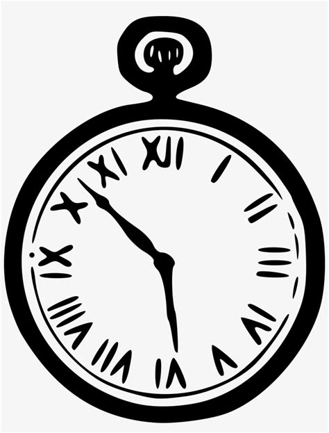 Watch Clipart Transparent Pocket Watch Silhouette Png PNG Image