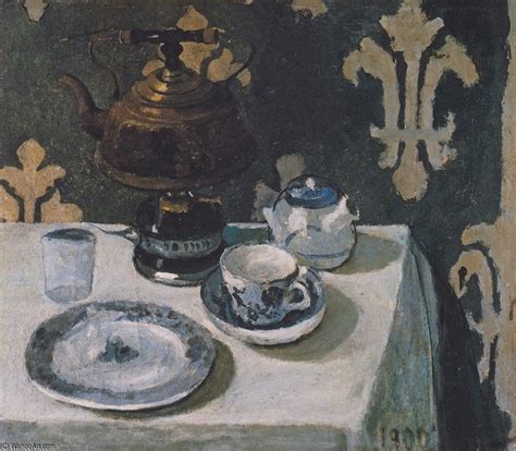 Museum Art Reproductions Still Life With Blue And White Porcelain Tea