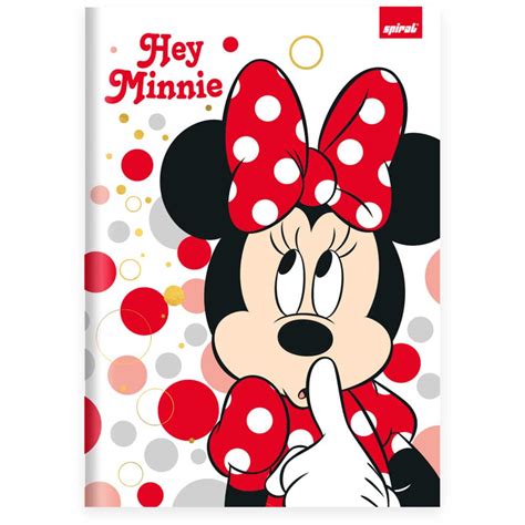 Caderno Universit Rio Capa Dura X Folhas Minnie Cl Ssica