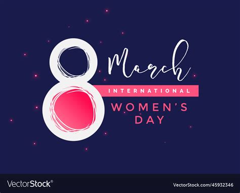 International Womens Day Background Royalty Free Vector