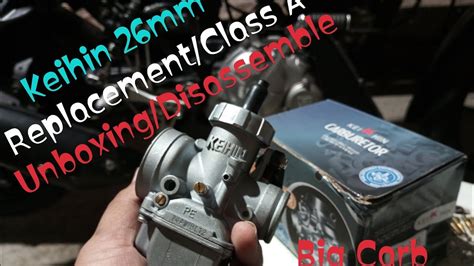 Keihin 26mm Round Slide Racing Carburetor Replacementclass A Unboxing