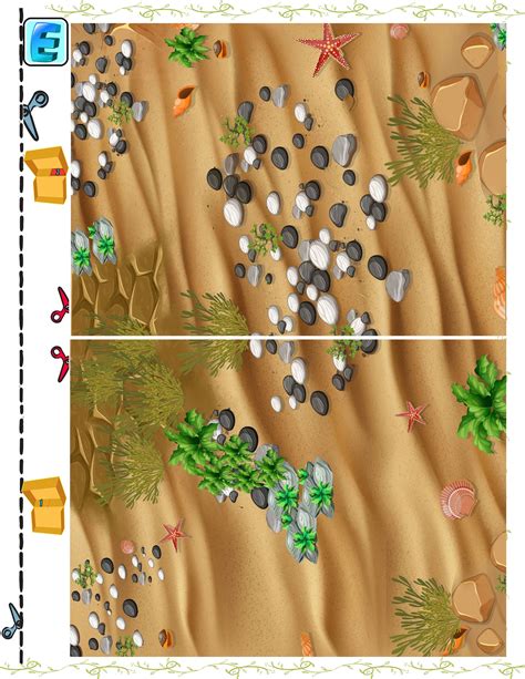 Printable Diorama Cut And Paste Shoebox Project Create A Ocean Habitat Paper Doll Theater Stop