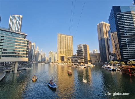 Dubai Marina - prestigious area with a canal, beach, entertainment ...