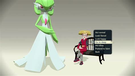 Different Poses Of Alpha Gardevoir In Pokemon Legends Arceus Photograph