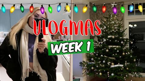 Decorating Our Christmas Tree Vlogging In School Vlogmas Week 1