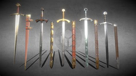 Royal swords - 3D model by zilbeerman [08d2f2d] - Sketchfab