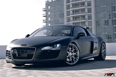 Matte Black Audi R8 On Hre P40scs By Kvk Photography Gtspirit