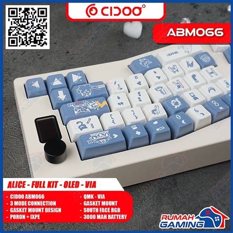 Jual Mechanical Keyboard Cidoo Abm Alice Oled Via South