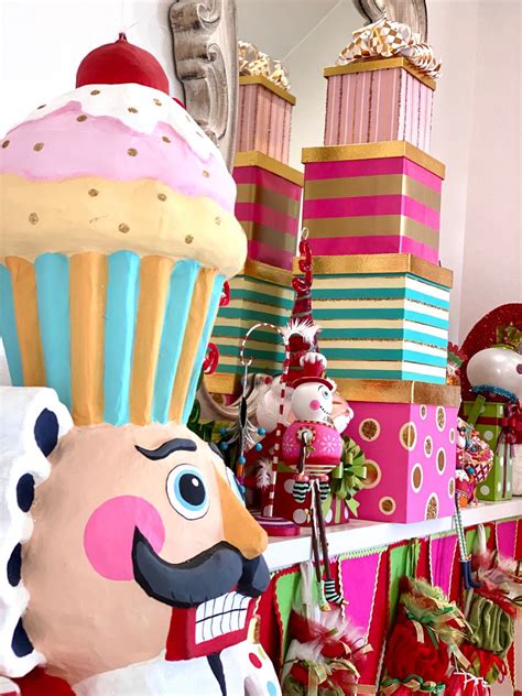 Glitterville Colonial Cupcake Candy Christmas Decorations Christmas