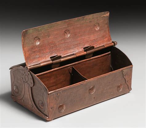 German Secessionist Hammered Copper Tool Box C1905 California