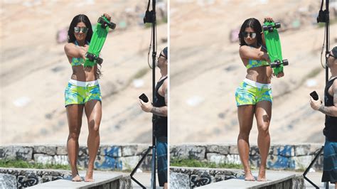 Aline Riscado Posa De Biqu Ni Para Sess O De Fotos No Rio Not Cias Bol