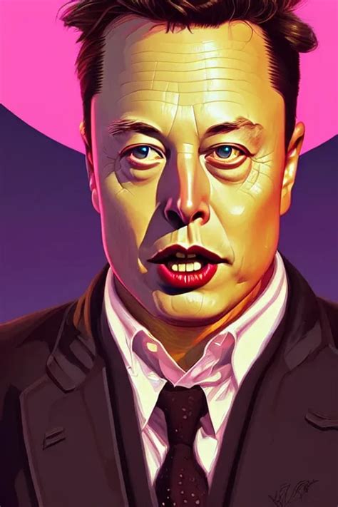 Elon Musk As The Simpsons Character Portrait Stable Diffusion Openart