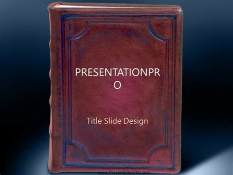 Book Education Powerpoint Template Presentationpro