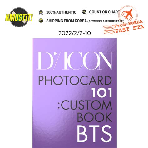 DICON Bts PHOTOCARD 101 CUSTOM BOOK 2022 2 7 10 CITY Of ANGEL NCT