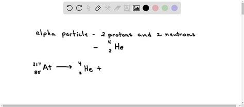 SOLVED What Is The Daughter Nucleus Nuclide Produced When At217