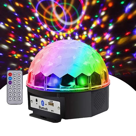 LED Disco Party Ball Light with MP3 Magic Ball - toko.lk