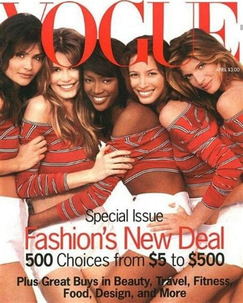 Helena Christensen Claudia Schiffer Naomi Campbell Christy