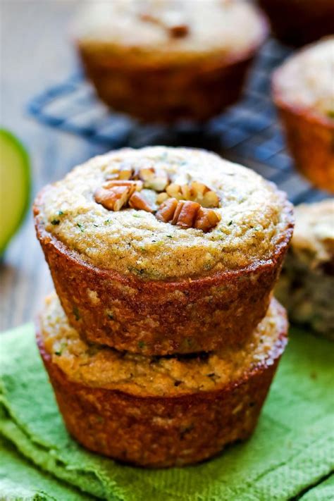 Healthy Zucchini Muffins With Coconut Flour Leelalicious