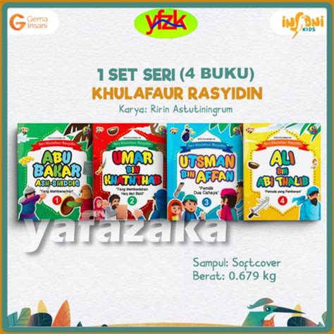 Promo Seri Khulafaur Rasyidin Perjilid Buku Anak Islami Khalifah