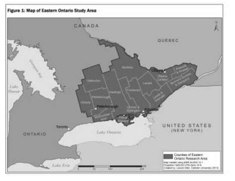 Eastern Ontario Map