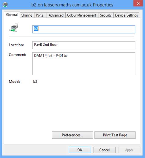 Printer Configuration For Windows 8