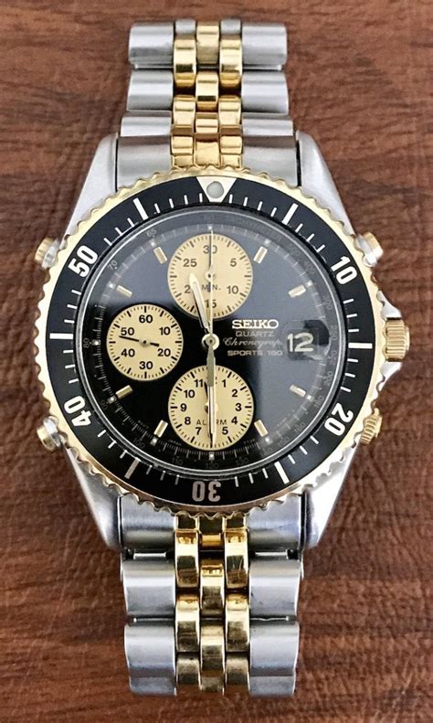 Sold Seiko 7t32 Quartz Alarm Chronograph 275 The Watch Site