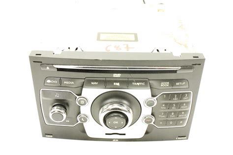 Radio Fabryczne Citroen C5 III X7 Nawigacja Dvd 96668912ZD Radio Navi