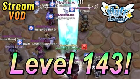 Flyff Universe Level 143 Elementor New Horizon Update Grind YouTube