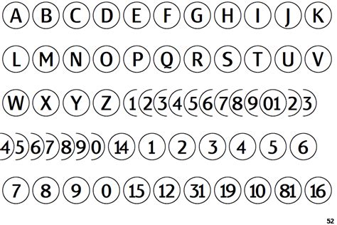 Free Fonts Letters In Circles Install