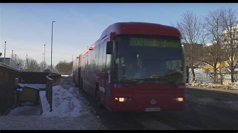 Sweden Stockholm Bus Ride From Alby To Tumba Youtube