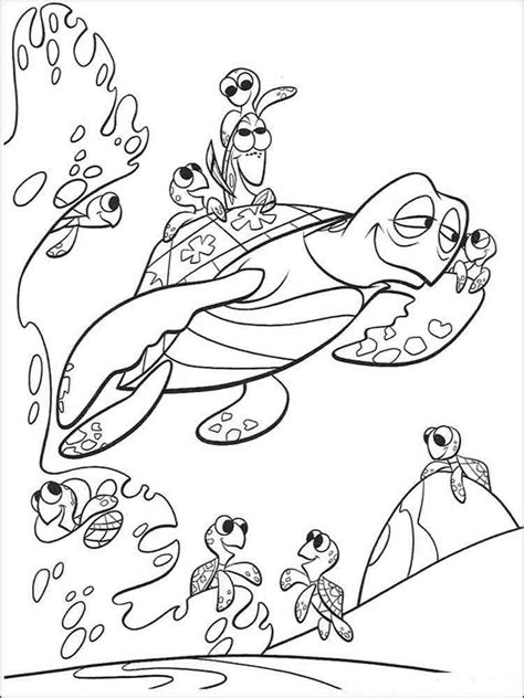 Finding Nemo coloring pages