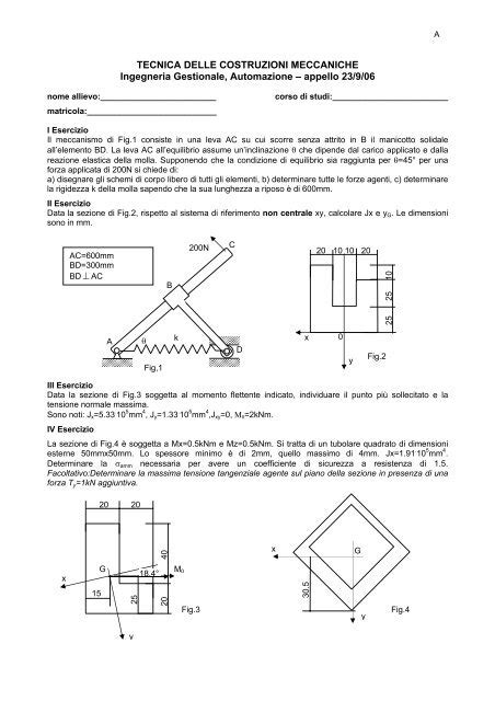 Tecnica Delle Costruzioni Meccaniche Ingegneria