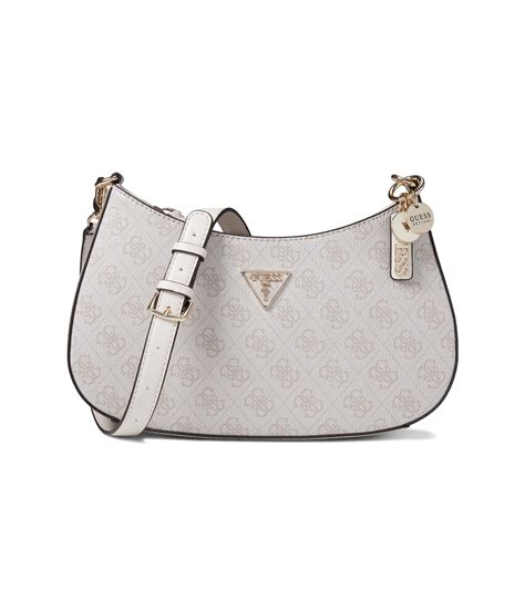 Guess Noelle Top Zip Shoulder Bag In Gray Lyst