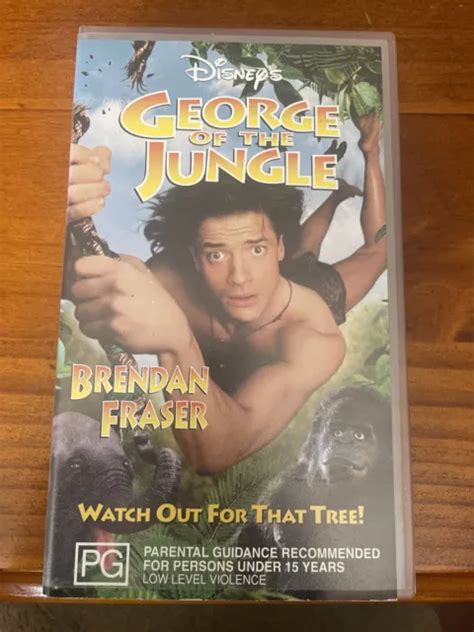 GEORGE OF THE Jungle Pal Vhs Walt Disney Brendan Fraser 1997 7 50