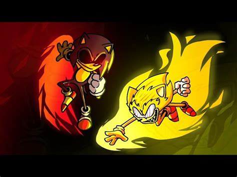 Fleetway Sonic Vs Sonic Exe