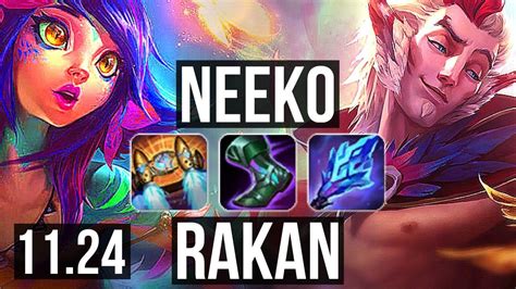 NEEKO Twitch Vs RAKAN Xayah SUP 12 3 10 300 Games Rank 10