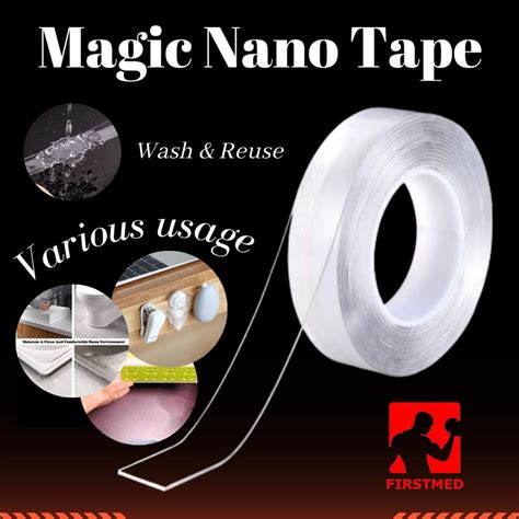 Jual Nano Tape Double Tape Isolasi Nano Double Tape Lakban Bolak