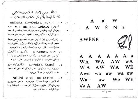 Alfabeya GÎW Î MUKRIYANÎ 1958