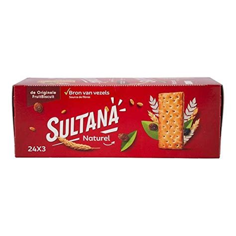 Sultana Fruitbiscuit Naturel 24 X 42g Packung Früchtebiscuit Amazon