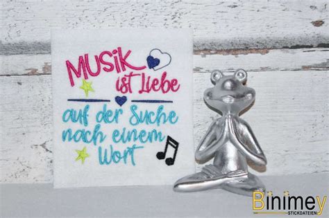 Stickdatei Spr Che Musik Set Binimey