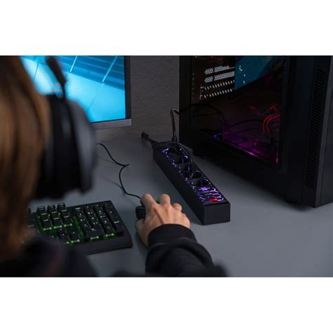 Brennenstuhl Gsl R Gua Gaming Rgb Tomadas Usb Preta