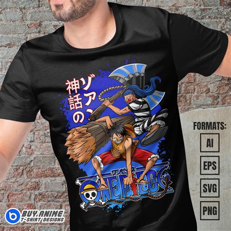 One Piece Anime Vector T-shirt Design Template #6 – BuyAnimeTshirtDesigns