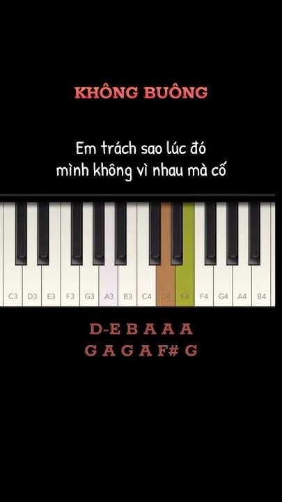 khong buong hngle piano tutorial youtube