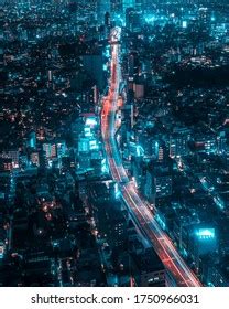 Neon Tokyo City Skyline Cyberpunk Stlye Stock Photo 1750966031 ...