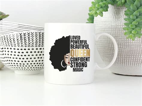 Afro Diva Svg Smart Confident Powerful Black Woman Queen Etsy