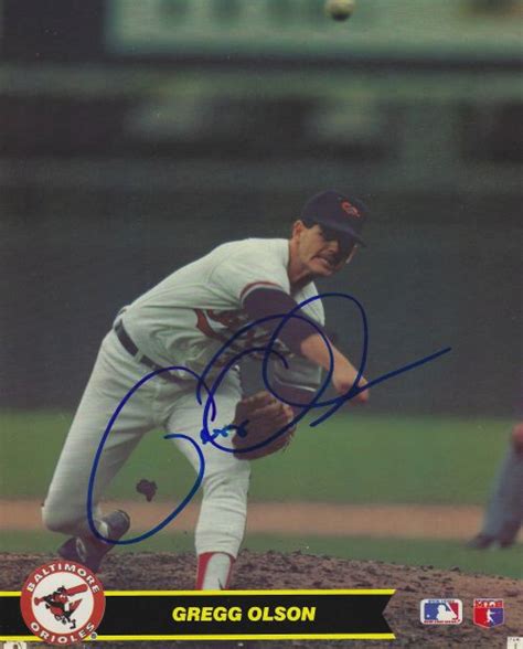 Olson Gregg Autographed X Photo Rk Sports Promotions